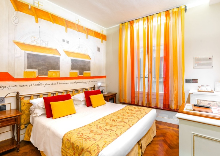 Chambre Double Classique  Art Hôtel Commercianti Bologne