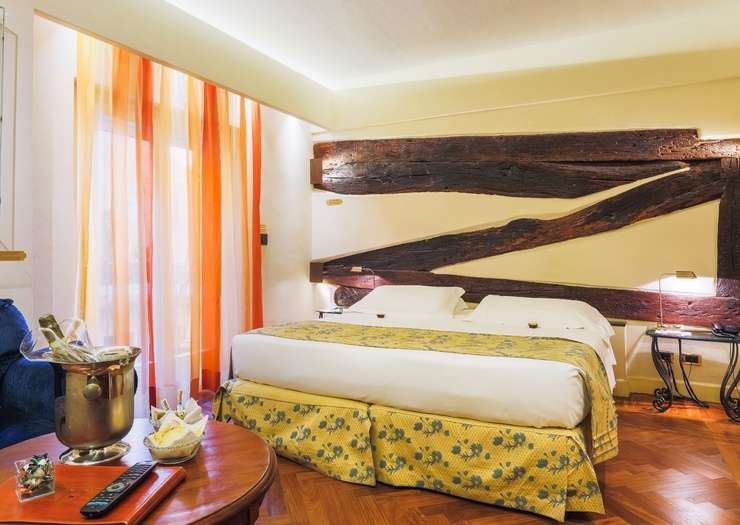 Chambre Double Deluxe  Art Hôtel Commercianti Bologne