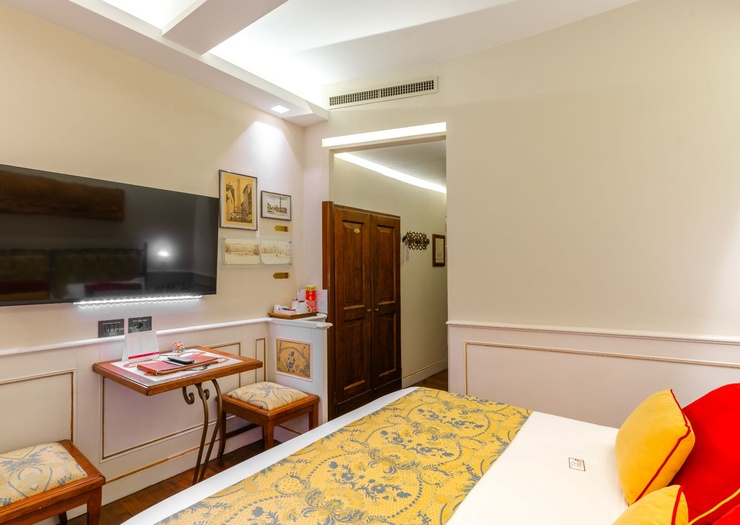 Chambre Double Classique  Art Hôtel Commercianti Bologne