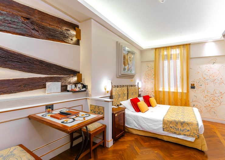 Chambre Double Deluxe  Art Hôtel Commercianti Bologne