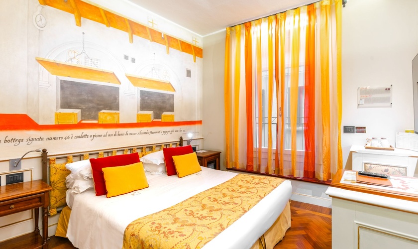 Chambre Double Classique  Art Hôtel Commercianti Bologne