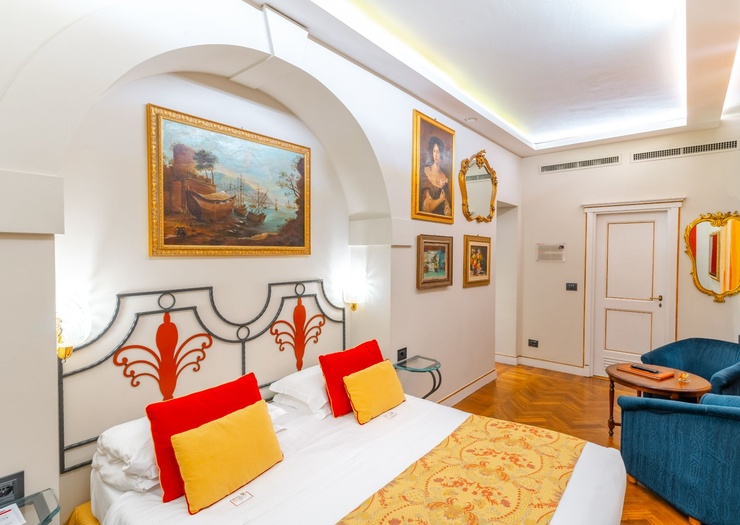 Chambre Double Classique  Art Hôtel Commercianti Bologne