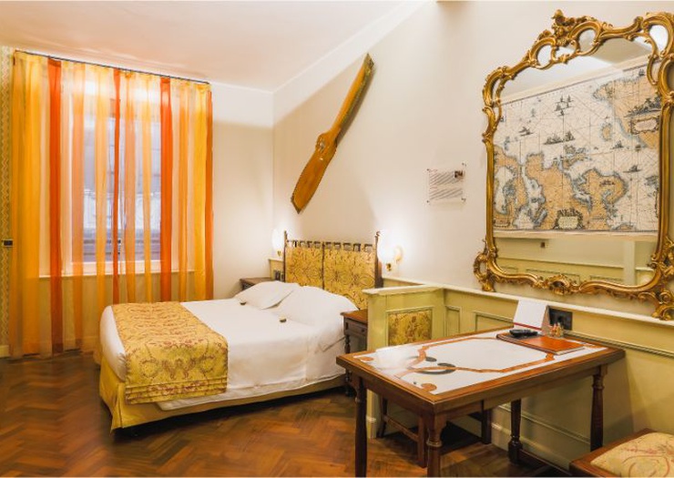 Chambre double deluxe Art Hotel Commercianti Bologne Chambre double deluxe Art Hotel Commercianti Bologne