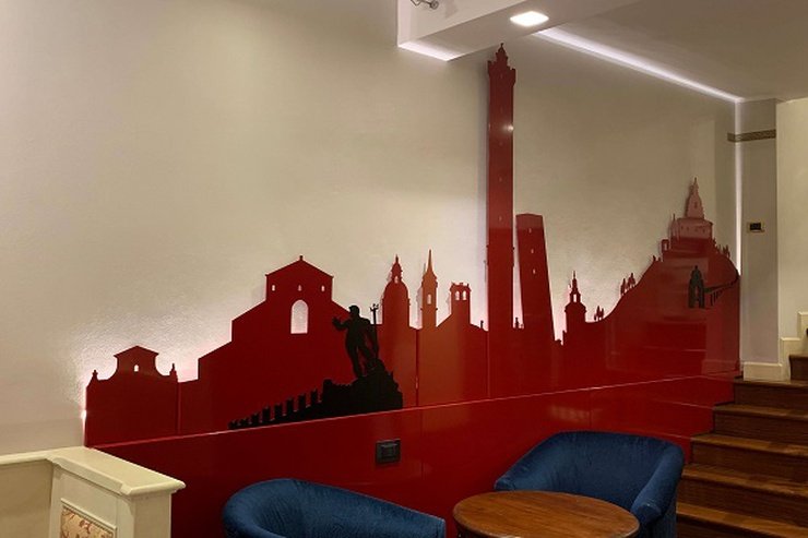 CHAMBRE DOUBLE DELUXE Art Hotel Commercianti Bologne, Italie CHAMBRE DOUBLE DELUXE Art Hotel Commercianti Bologne, Italie