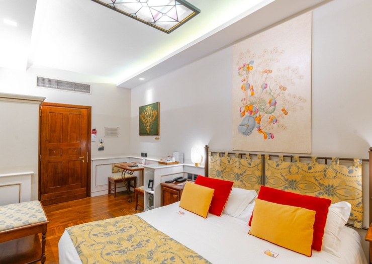 Chambre Double Classique  Art Hôtel Commercianti Bologne