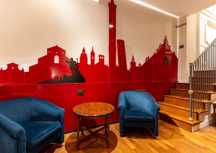 Chambre Double Classique  Art Hôtel Commercianti Bologne