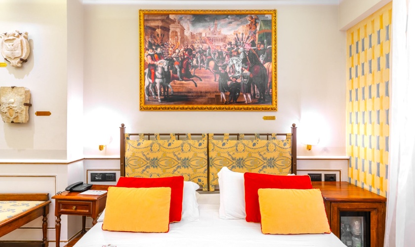 Chambre Double Classique  Art Hôtel Commercianti Bologne
