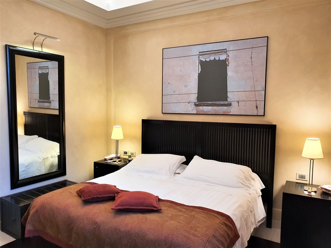 Chambre double classique art hotel novecento bologne Chambre double classique art hotel novecento bologne
