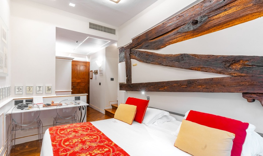 Chambre Double Classique  Art Hôtel Commercianti Bologne