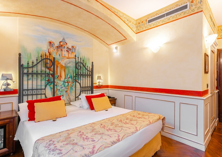 Chambre Double Deluxe  Art Hôtel Commercianti Bologne