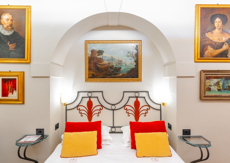 Chambre Double Classique  Art Hôtel Commercianti Bologne