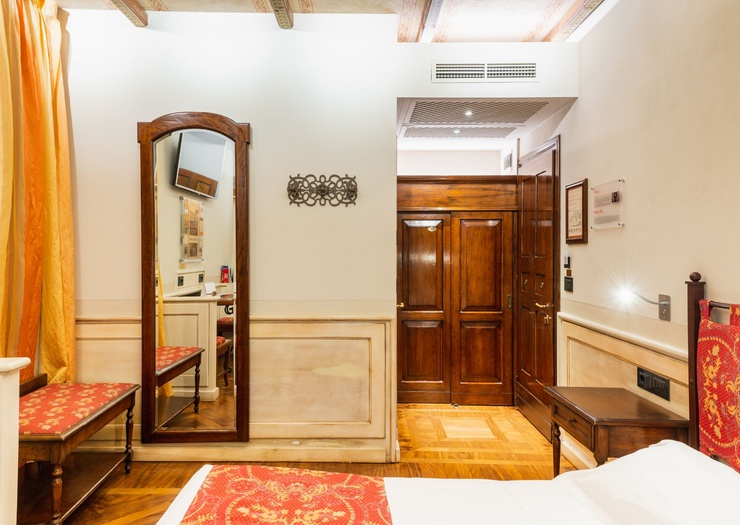 Chambre Double Deluxe  Art Hôtel Commercianti Bologne