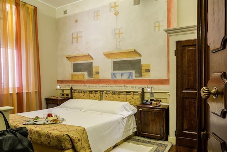 CHAMBRE DOUBLE CLASSIQUE Art Hotel Commercianti Bologne, Italie CHAMBRE DOUBLE CLASSIQUE Art Hotel Commercianti Bologne, Italie