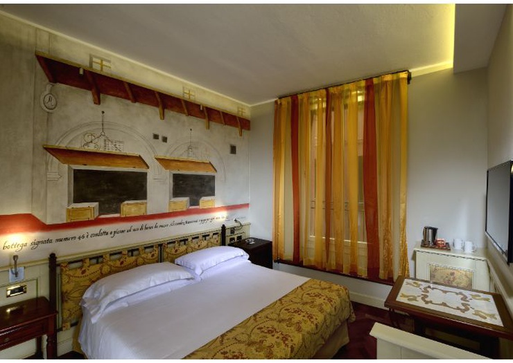 Chambre double classique Art Hotel Commercianti Bologne Chambre double classique Art Hotel Commercianti Bologne