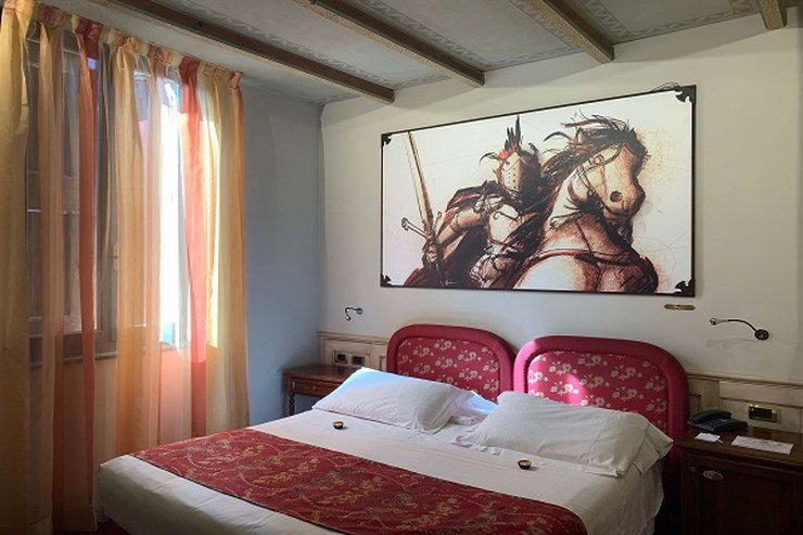 CHAMBRE DOUBLE DELUXE Art Hotel Commercianti Bologne, Italie CHAMBRE DOUBLE DELUXE Art Hotel Commercianti Bologne, Italie