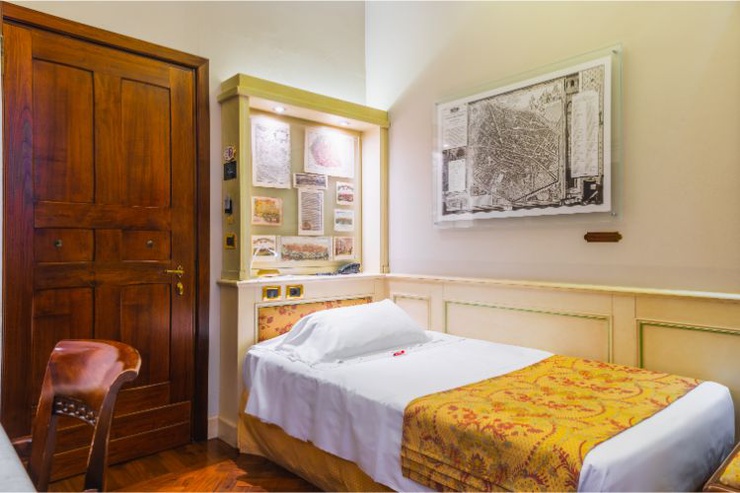 Chambre individuelle Art Hotel Commercianti Bologne Chambre individuelle Art Hotel Commercianti Bologne