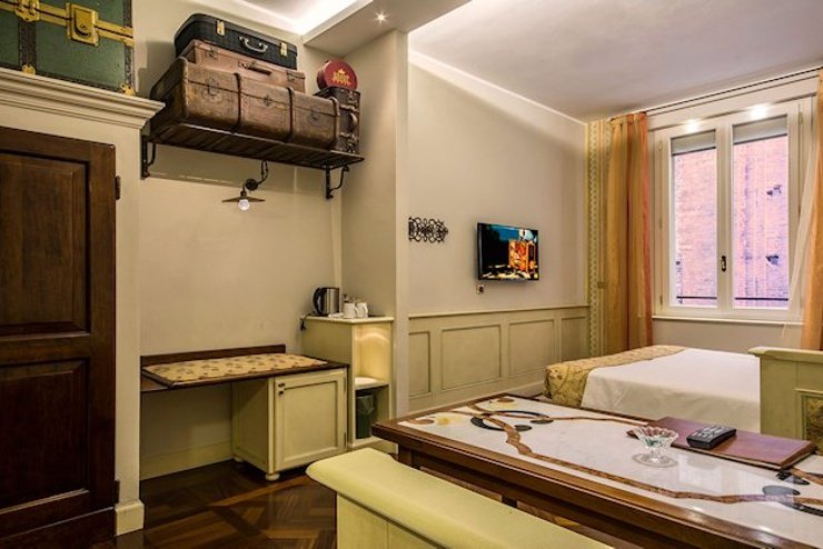 CHAMBRE DOUBLE CLASSIQUE Art Hotel Commercianti Bologne, Italie CHAMBRE DOUBLE CLASSIQUE Art Hotel Commercianti Bologne, Italie