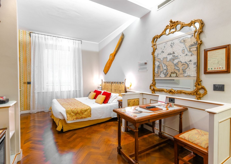 Chambre Double Deluxe  Art Hôtel Commercianti Bologne