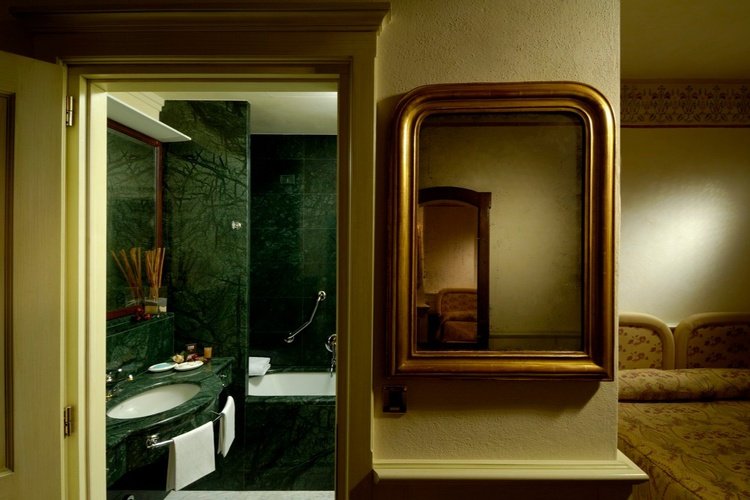Chambre deluxe  Art Hotel Commercianti Bologne