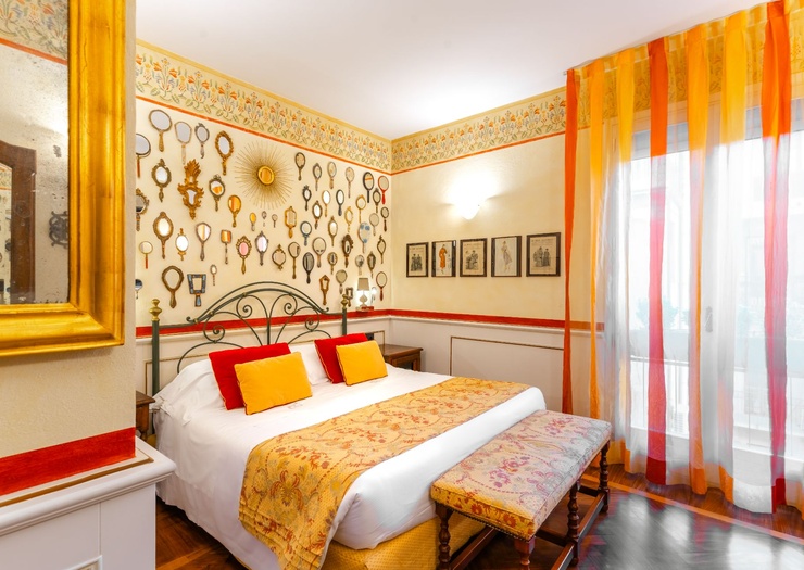 Chambre Double Deluxe  Art Hôtel Commercianti Bologne