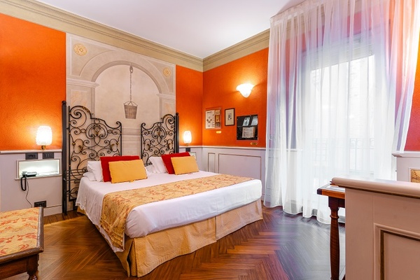 Chambre Double Deluxe avec Terrasse  Art Hotel Commercianti à Bologne