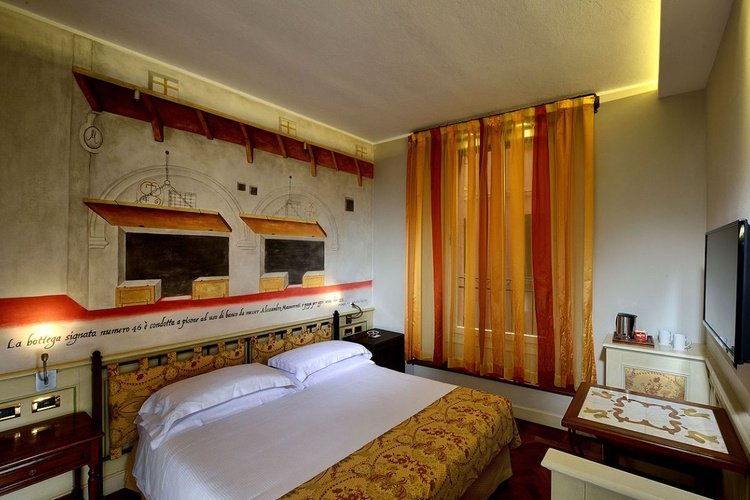 Chambre double classique art hotel commercianti bologne Chambre double classique art hotel commercianti bologne