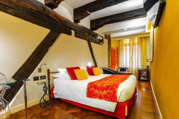 Chambre Double Deluxe  Art Hôtel Commercianti à Bologne