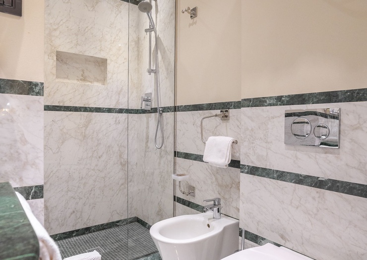 Chambre Double Deluxe avec Terrasse  Art Hôtel Commercianti Bologne
