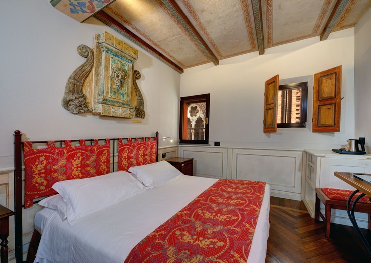 Chambre Double Deluxe  Art Hôtel Commercianti Bologne