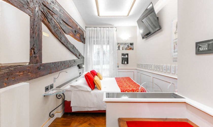 Chambre Double Classique  Art Hôtel Commercianti Bologne