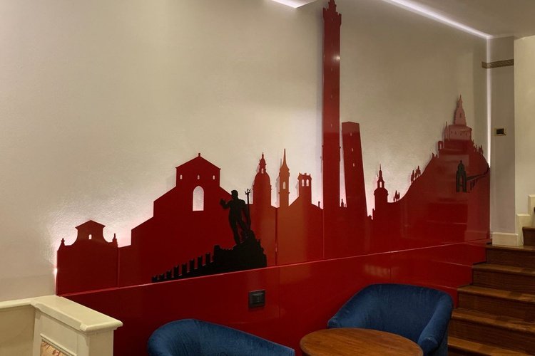 Chambre double classique art hotel commercianti bologne Chambre double classique art hotel commercianti bologne