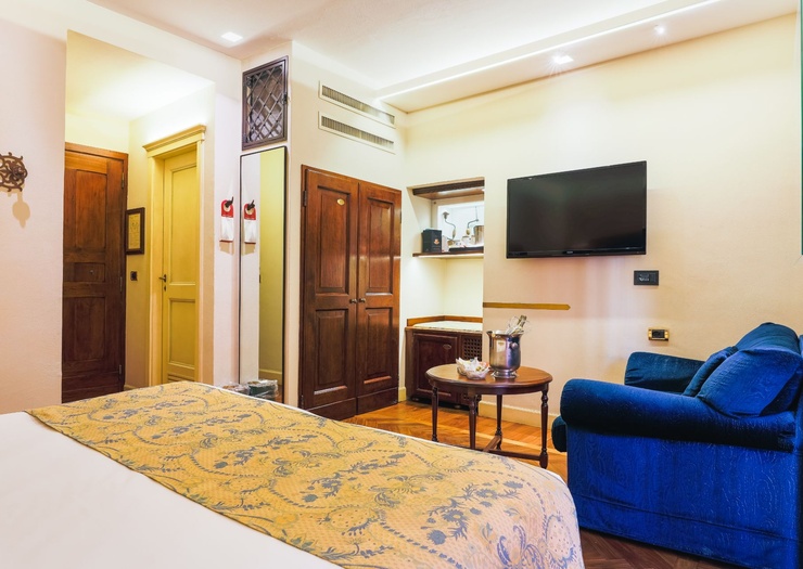 Chambre Double Deluxe  Art Hôtel Commercianti Bologne