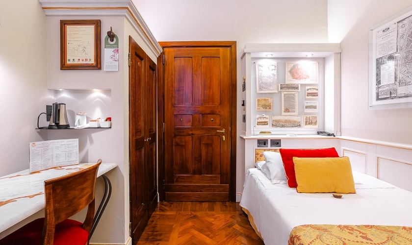 Chambre Individuelle  Art Hôtel Commercianti Bologne