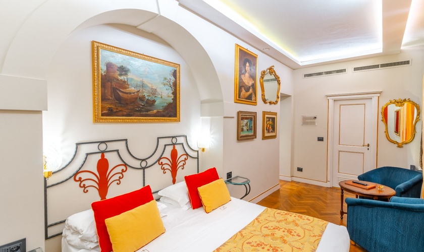 Chambre Double Classique  Art Hôtel Commercianti Bologne