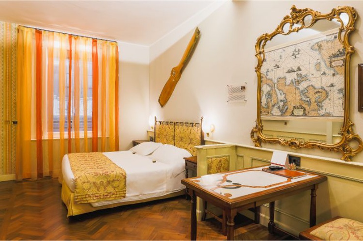 Chambre double deluxe Art Hotel Commercianti Bologne Chambre double deluxe Art Hotel Commercianti Bologne