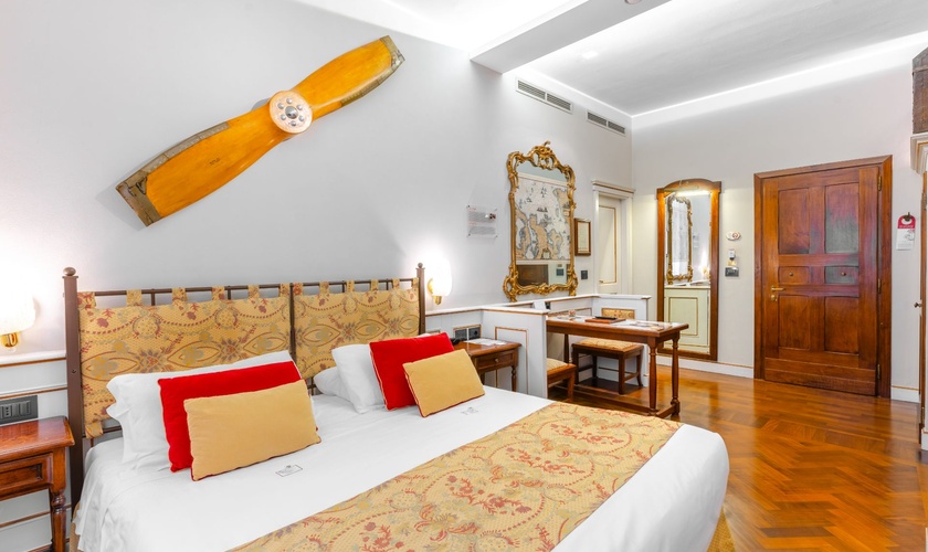 Chambre Double Deluxe Art Hôtel Commercianti Bologne Chambre Double Deluxe Art Hôtel Commercianti Bologne