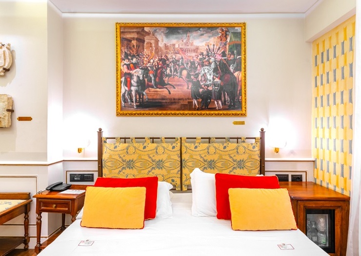 Chambre double classique  Art Hotel Commercianti Bologne