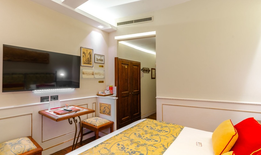 Chambre Double Classique  Art Hôtel Commercianti Bologne