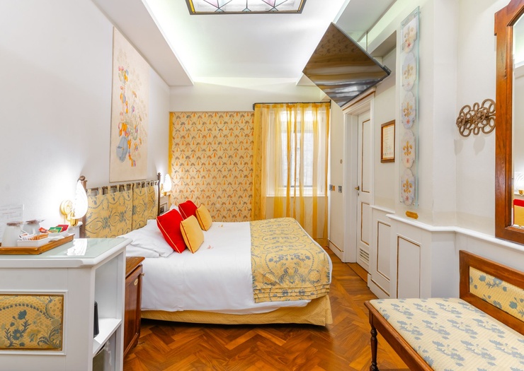 Chambre Double Classique  Art Hôtel Commercianti Bologne