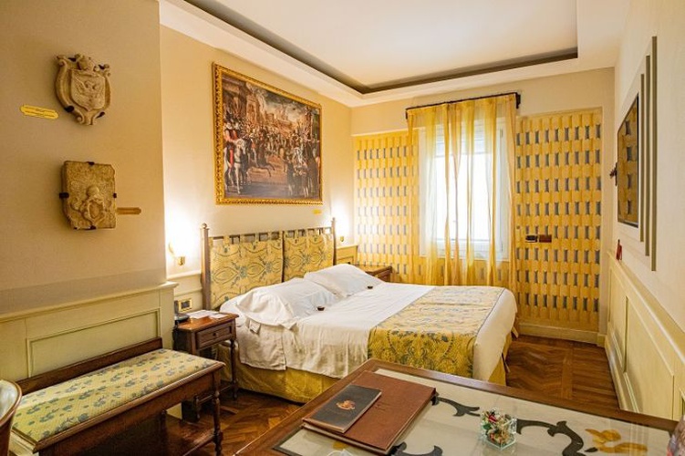 Chambre double classique Art Hotel Commercianti Bologne Chambre double classique Art Hotel Commercianti Bologne