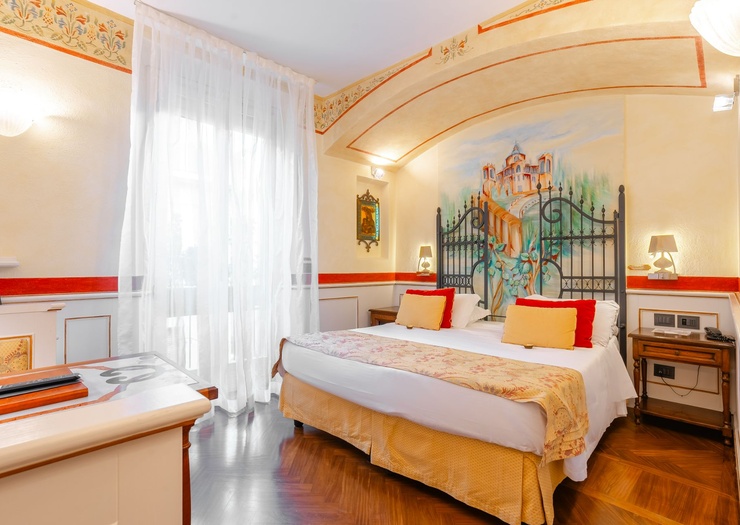 Chambre Double Deluxe  Art Hôtel Commercianti Bologne