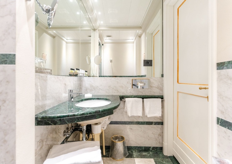 Chambre Double Deluxe avec Terrasse  Art Hôtel Commercianti Bologne