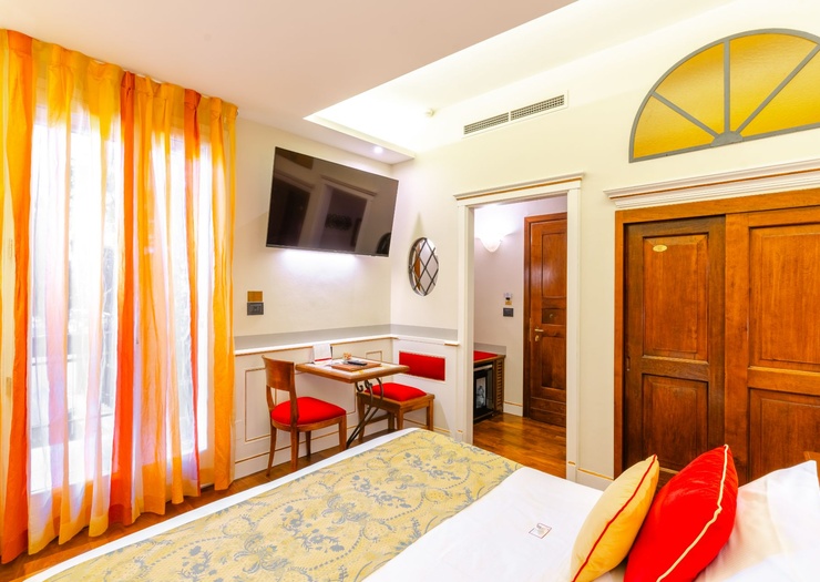 Chambre Double Deluxe  Art Hôtel Commercianti Bologne
