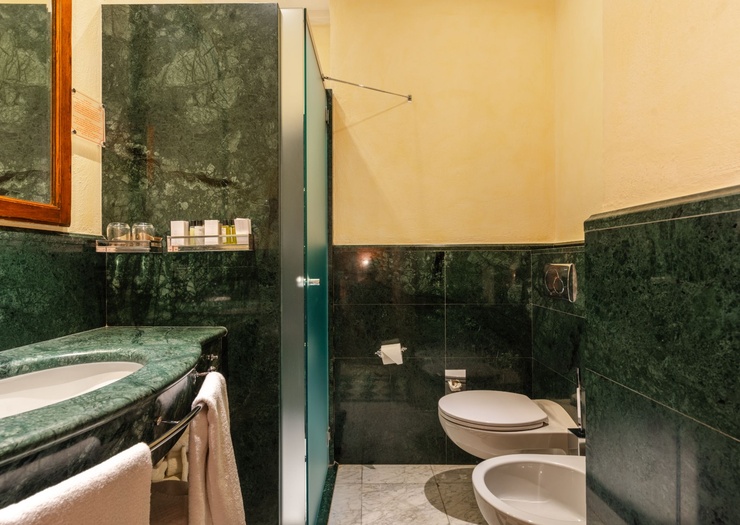 Chambre Double Deluxe avec Terrasse  Art Hôtel Commercianti Bologne