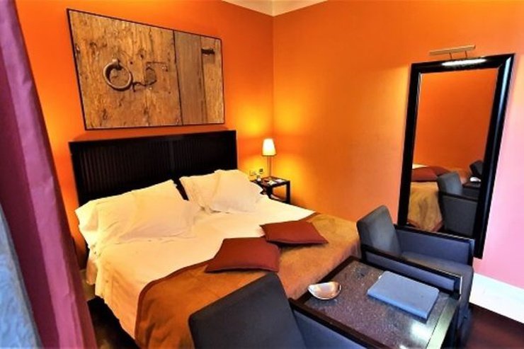 Chambre deluxe balcony art hotel novecento bologne Chambre deluxe balcony art hotel novecento bologne