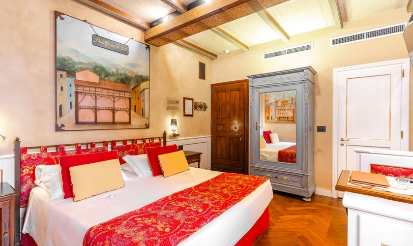 Chambre Double Deluxe avec Terrasse Art Hôtel Commercianti Bologne Chambre Double Deluxe avec Terrasse Art Hôtel Commercianti Bologne