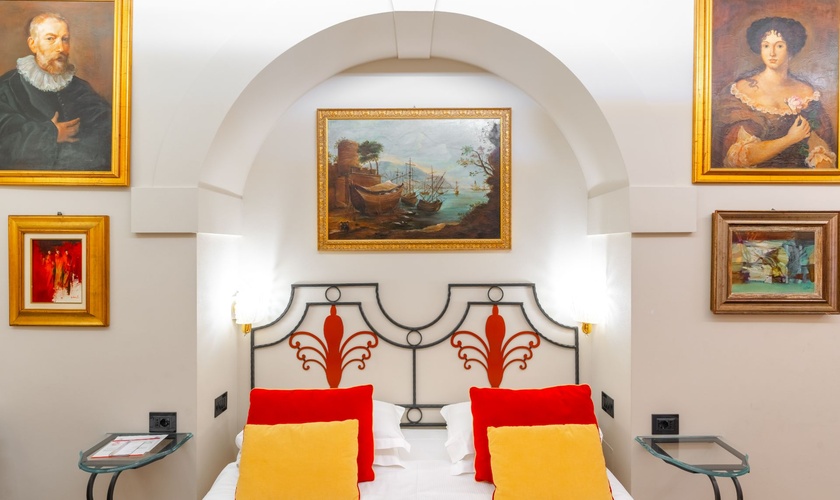 Chambre Double Classique  Art Hôtel Commercianti Bologne