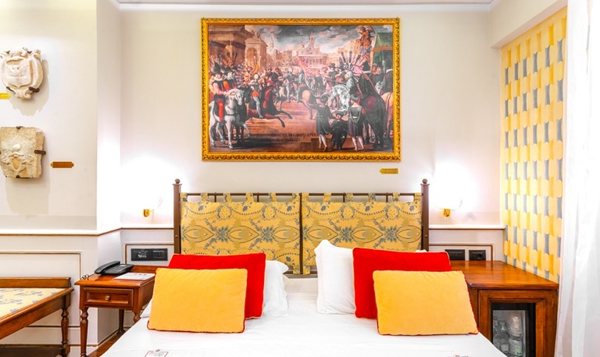 Chambre double classique  Art Hotel Commercianti Bologne