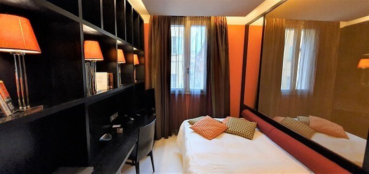 Chambre individuelle confort Art Hotel Novecento Bologne, Italie Chambre individuelle confort Art Hotel Novecento Bologne, Italie