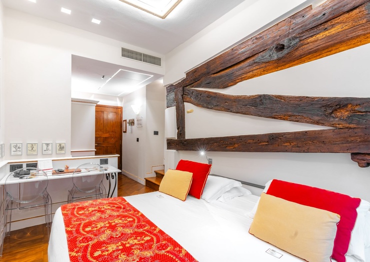 Chambre Double Classique  Art Hôtel Commercianti Bologne
